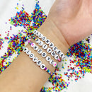 Bracelet Making Beads Kit Colorful Mixed Polymer Clay Beads DIY Jewelry Set