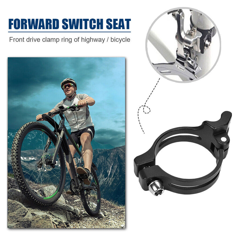 34.9mm 31.8mm Aluminum Alloy MTB Bike Front Derailleur Clamping Ring Converte