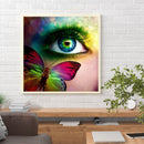 5D DIY Diamond Painted Round Diamond Eye Series LD164