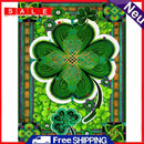 5D DIY Full Drill Diamond Painting Lucky Flower Cross Stitch Embroidery Mosaic