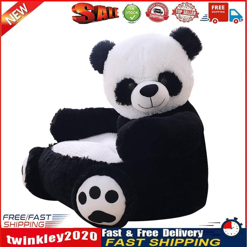 Cute Learning to Sit Baby Sofa Cover Seat Support without Filler (Panda) Newly
