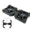 Foldable Mini Notebook Cooler Laptop USB Double Cooling Stand Computer Pad N5T1