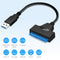 USB 3.0 to SATA7+15pin Hard Disk Cable Converter 2.5 Inches SSD Hard Disk
