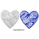 AVZYARDY Heart Pattern, Carbon Steel, Crafting, Card Punching Stencil,