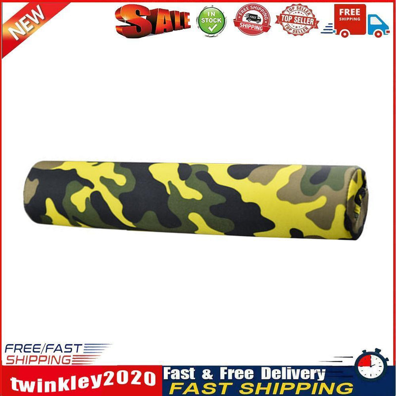 Fitness Weightlifting Barbell Pad Squat Shoulder Pads (Camouflage Yellow) Newly