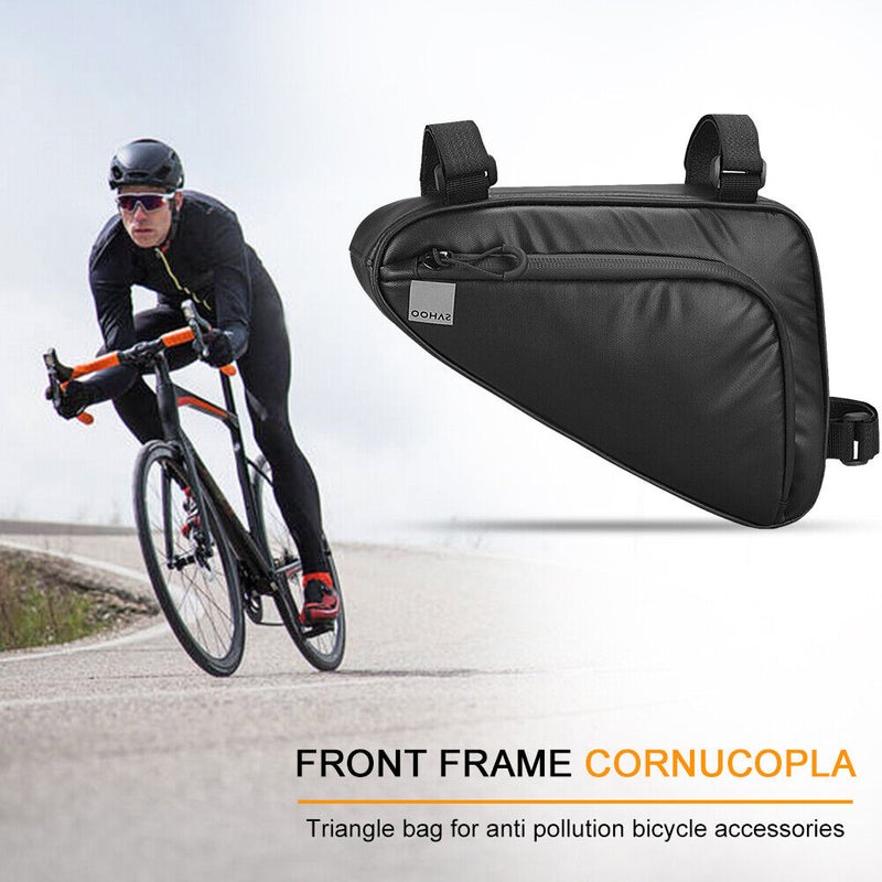 Road Bike Triangular Bag Waterproof Dust-Proof Cycling Front Top Tube Bags Newly