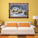 Christmas Night Snow 5D Diamond DIY Painting Craft Kit Home Wall  Decor Newly