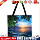 Scenery Printed Shoulder Shopping Bag Casual Large Tote Handbag (40*40cm)