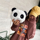 Cute Plush Panda Crossbody Handbag Women Girl Chain Shoulder Bags (Style 3)