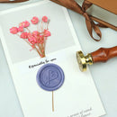 Alphabet Letters Wax Sealing Stamp Head Round Copper Stamps Craft Decor (P)