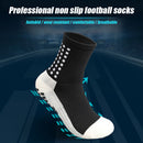 Anti Slip Mid-Tube Football Socks Cotton Elastic Sports Stockings (Black) Newly