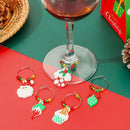 Cup Decoration Rings Table Decor Christmas Cup Ring Wine Glass Pendants