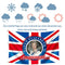 Platinum Jubilee Flag Polyester Queen Elizabeth Banner - British Decor (1)