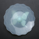 Cute Butterfly Silicone Cup Lids Anti-dust Leakproof Mugs Cover (Blue) Newly