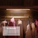 50cm LED Under Cabinet Night Light Bedroom Wardrobe Closet Lamp (A White) Newly