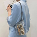 Women Solid Color Clear Messenger Bag Fashion Ladies Chain Mini Purse Phone Bags
