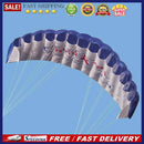 Dual Line Stunt Parafoil Parachute Rainbow Sports Beach Kite (Blue)