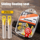 20x Fishing Float Rest Rotation Swivels Silicone Bobber Holder Stopper (S)