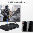 AIMOS USB 2.0 Switcher 4 in 4 Out KVM Switch Splitter 4 PC Sharing Device