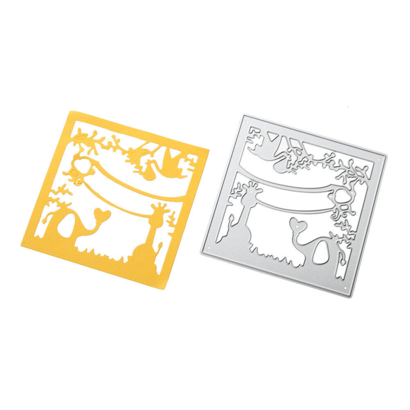Crane Frame DIY Metal Cutting Dies Stencil Scrapbook Craft Template-147543