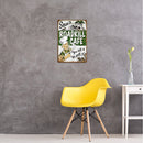 Home Weatherproof Retro Chic Italian Hot Cocoa Sign Iron Painting Wall Drawing