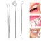 Dental Teeth Cleaning Kit Dentist Floss Plaque Remover Care Tooth Scraper Tools`
