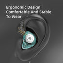 KZ-EDX Pro HIFI Bass Earphones In Ear Sport Monitor Headphone (Cyan No Mic)