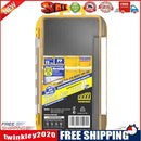 2 Layer Fishing Hook Lures Bait Box Waterproof Fishing Tackle Case (Yellow)