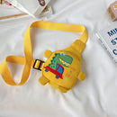 Cute Cartoon Kids Cross-body Bag Toddler Baby Dinosaur Korean Fanny Chest Bags
