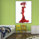 DIY Formal Dress Lady Part Special Shape Diamond Painting Kit (YX033 Red) Newly