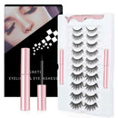 Waterproof Magnetic Eyeliner with 10 Pairs Eyelashes Lashes Long Kit H1K0