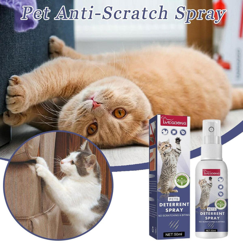 PET BEHAVE SPRAY 50ML ANTI SCRATCH & ANTI CHEW DOG/CAT TRAINING SPRAY D9C9