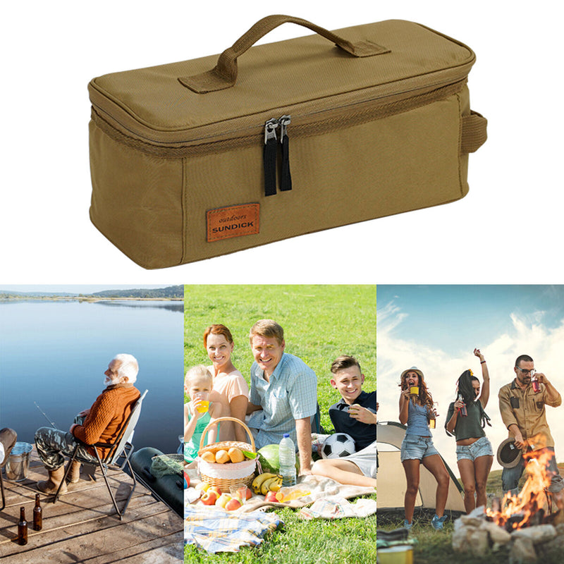 Oxford Cloth Anti-collision Camping Picnic Bag Cookware Utensils Handbags
