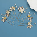 Hairstyle Hair Jewelry Wedding Hair Clips Headpieces Headwear Women Hairpins