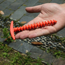 10pcs 14.5cm Camping Tent Ground Peg Nylon Canopy Awning Fixed Nail (Red) Newly