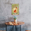 Metal Tin Sign Plaque Wall Still Life Posters Iron Painting for Bar (E) Newly