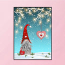Full Cross Stitch Eco-cotton Thread 11CT Printed Christmas Goblin Wall Art Kit