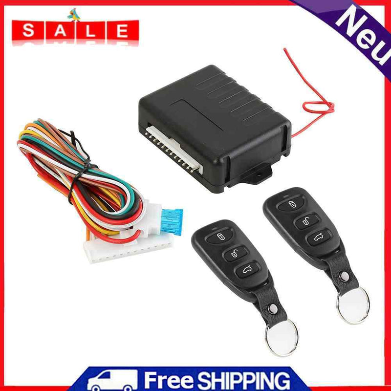 Kit chiusura serratura porta centrale telecomando auto sistema allarme ingresso senza chiave 410/T111