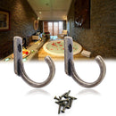 20pcs Ancient Cyan Small Peg Hooks Clothes Hanging Hooks Closet Hanger