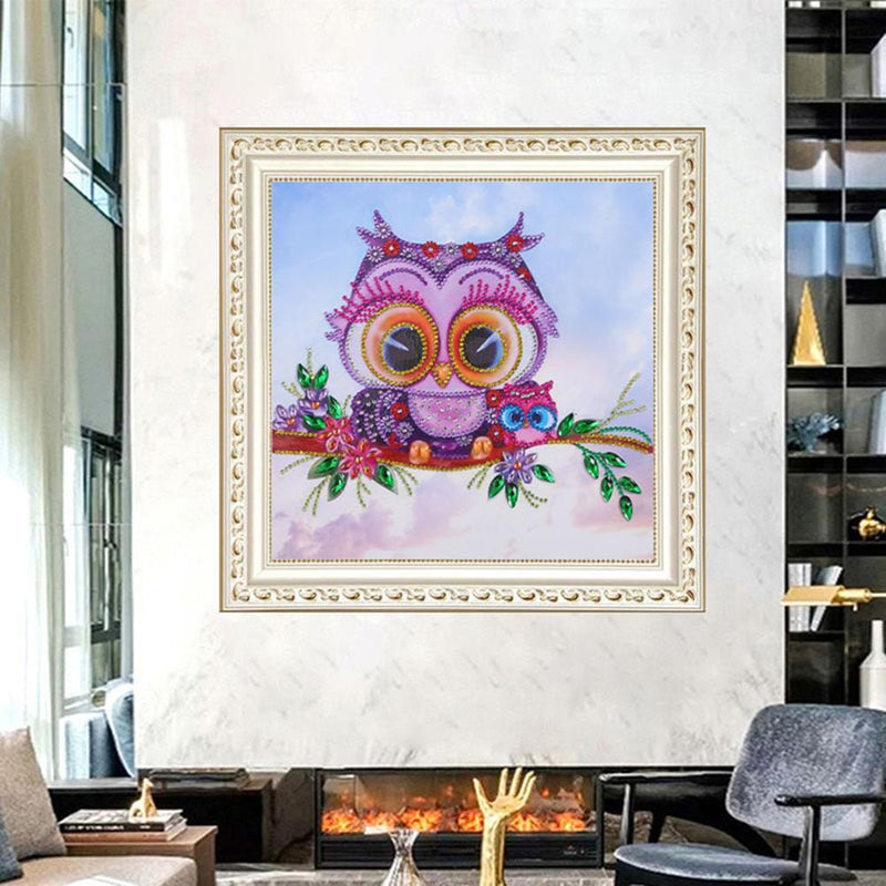 5D DIY Special-shaped Diamond Painting Cross Stitch Kit (Cute Cat-YX8068)