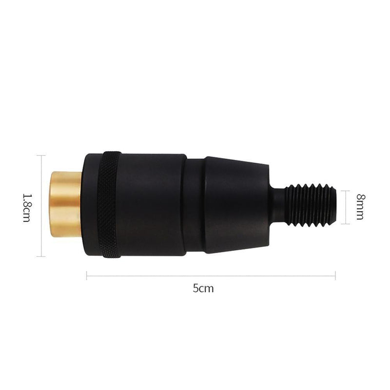 Fishing Rod Pole Connector Quick Release Net Head Adapter Fishing Tackle (B