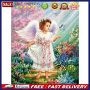 Diamond Painting 5D Full Round Drill Mosaic DIY Garden Angel Kit Wall Decor