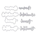 4pcs Metal DIY Embossing Cutting Dies Stencil Card for Scrapbooking Album