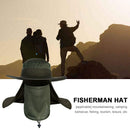 Fishing Hat Outdoor UV Protection Sunshade Big Brim Solid Camping Hiking Caps