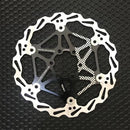 Mountain Bike Bicycle Floating Disc Brake Rotor Cycling Parts (160mm Black)