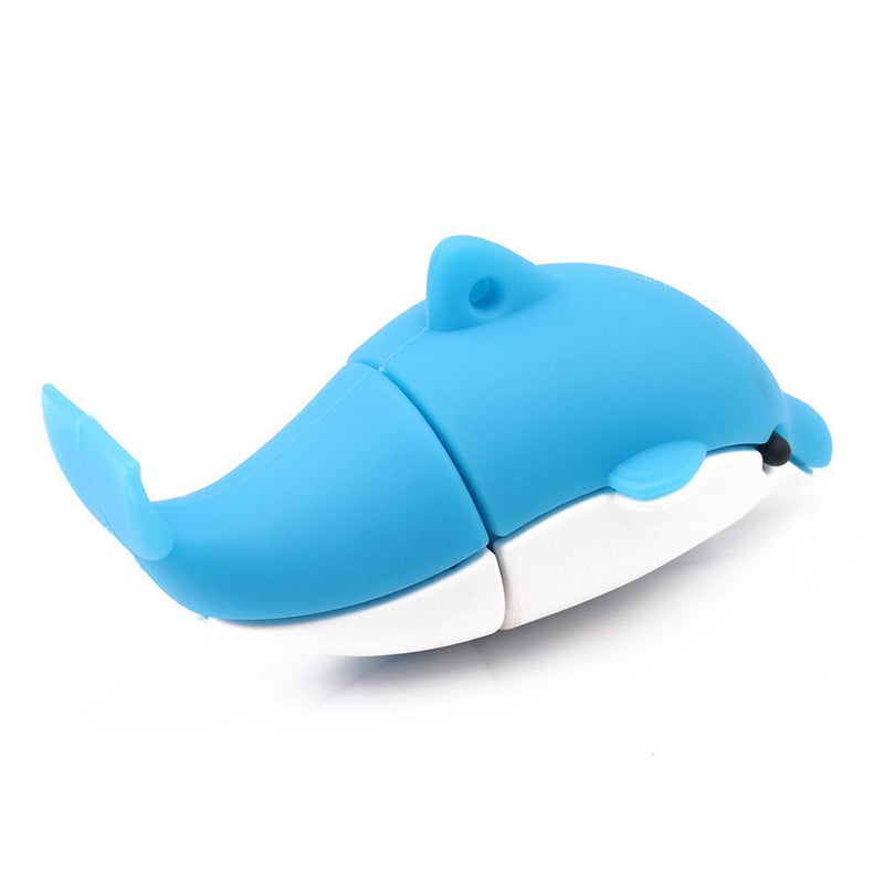 Soft Shell Dolphins Shape USB2.0 Flash Drive Pen Drive Memory Stick (16G)