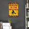 Beware of Witch Metal Retro Tin Sign Art Poster Wall Plate for Bar Cafe 20x30cm