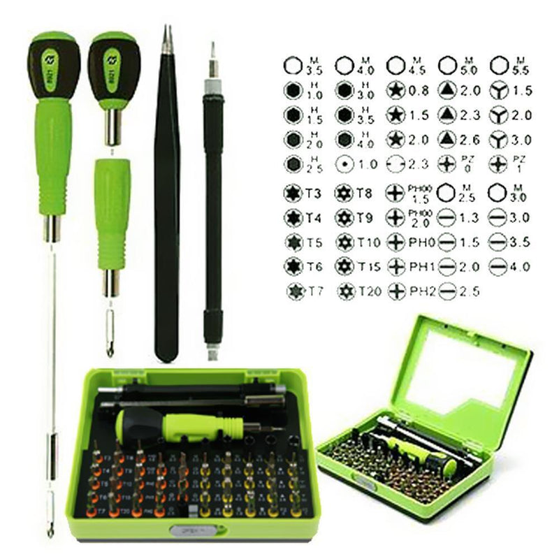 53 in1 Multi-Bit Precision Torx Screwdriver Tweezer Cell Phone Repair Tool Newly