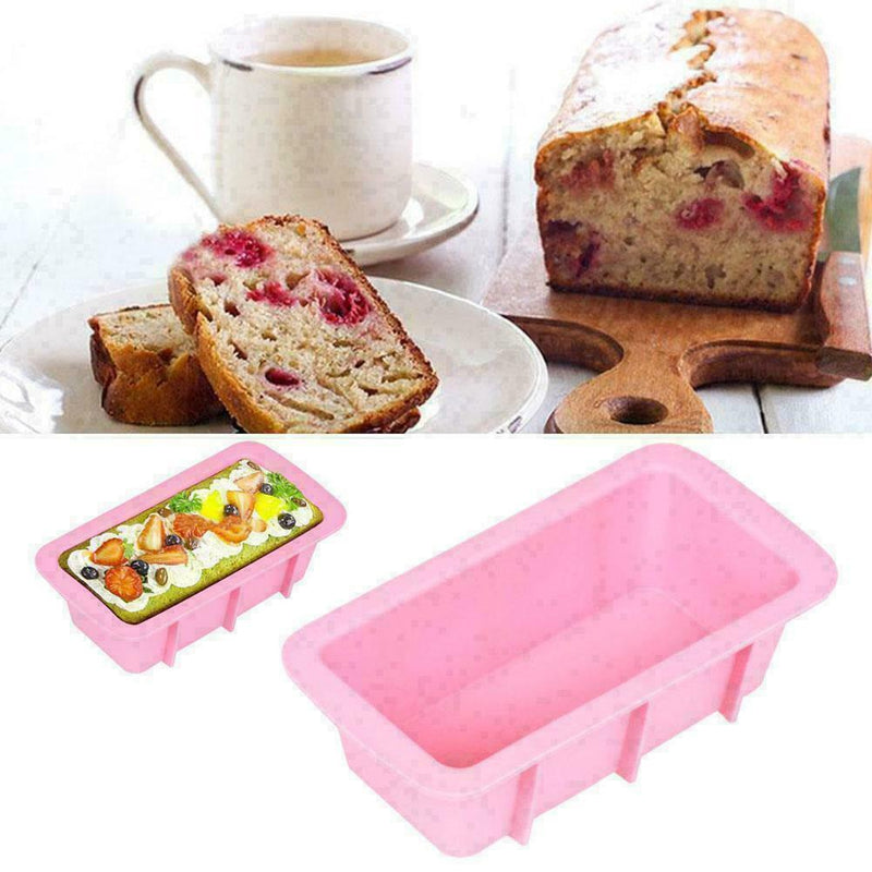 Silicone Bakeware Silicone Mould Bread Loaf Pan Tin DIY Cake N6N8 Y0J6 S4U4
