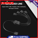 3pin Splitter Cable Accessories RGB Splitter Cable for Msi Asus Asrock LED Strip